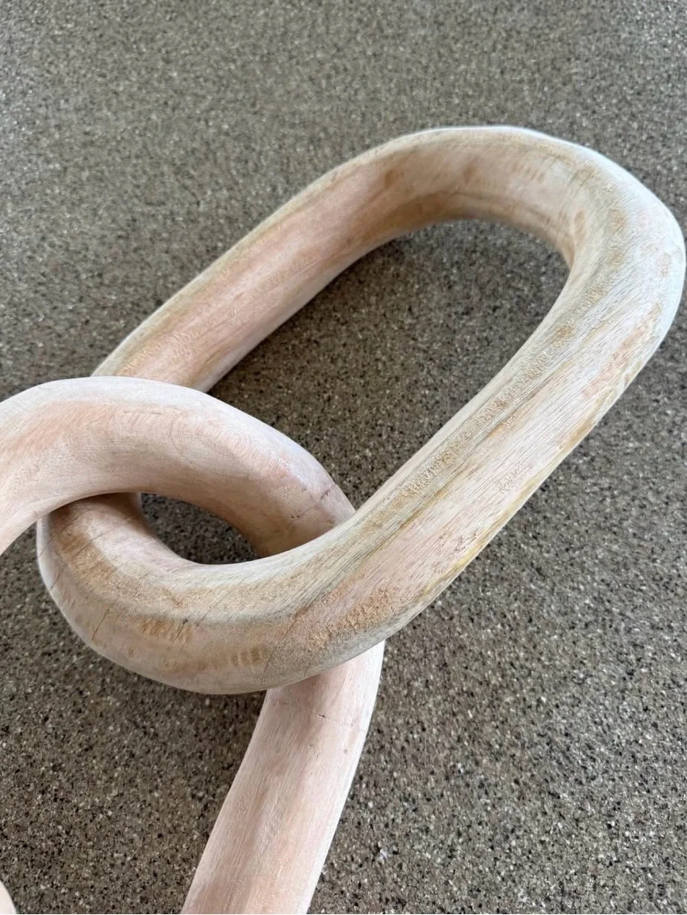 Pottery Barn Oversized Wood Link Decorative Chain 45” Length